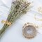A Roll of 0.98 Inch X 10 Meters Gold Glitter Snowflake Ribbon Lace Christmas Snowflake Leaves Ribbon Sequins Trim for Christmas Celebration Wedding Birthday Party Festive Event Decoration